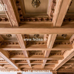 Wooden Classic Ceiling Design Dining Room Ceiling Design 2026 No-13729
