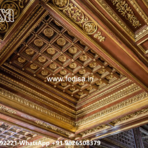 Wooden Classic Ceiling Design Pop Design For Kitchen 2026 No-13731