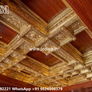 Wooden Classic Ceiling Design Slab Ceiling Design No-13737