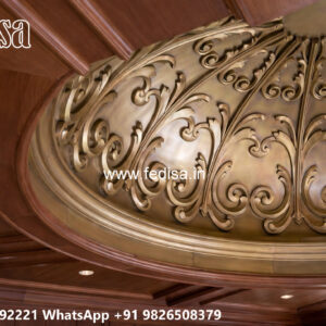 Wooden Classic Ceiling Design Small Pooja Room False Ceiling Design No-13747