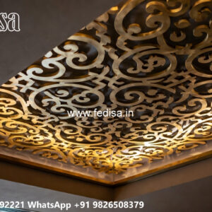 Wooden Classic Ceiling Design Half Ceiling Design No-13748