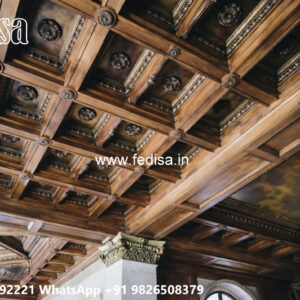 Wooden Classic Ceiling Design Pop Design For Pooja Room No-13755
