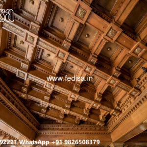 Wooden Classic Ceiling Design Pop Design Sada No-13756