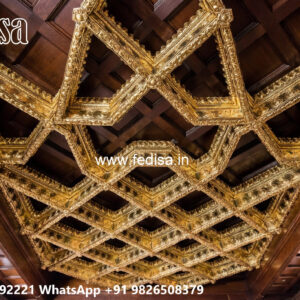 Wooden Classic Ceiling Design Ceiling Fan Design For Living Room No-13779