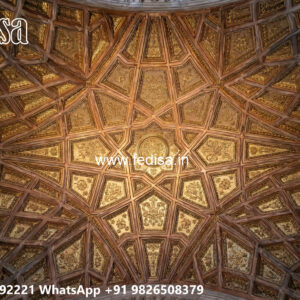 Wooden Classic Ceiling Design Gypsum Design For Sitting Room No-13803