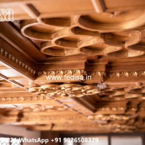 Wooden Classic Ceiling Design High Ceiling Design Ideas No-13815
