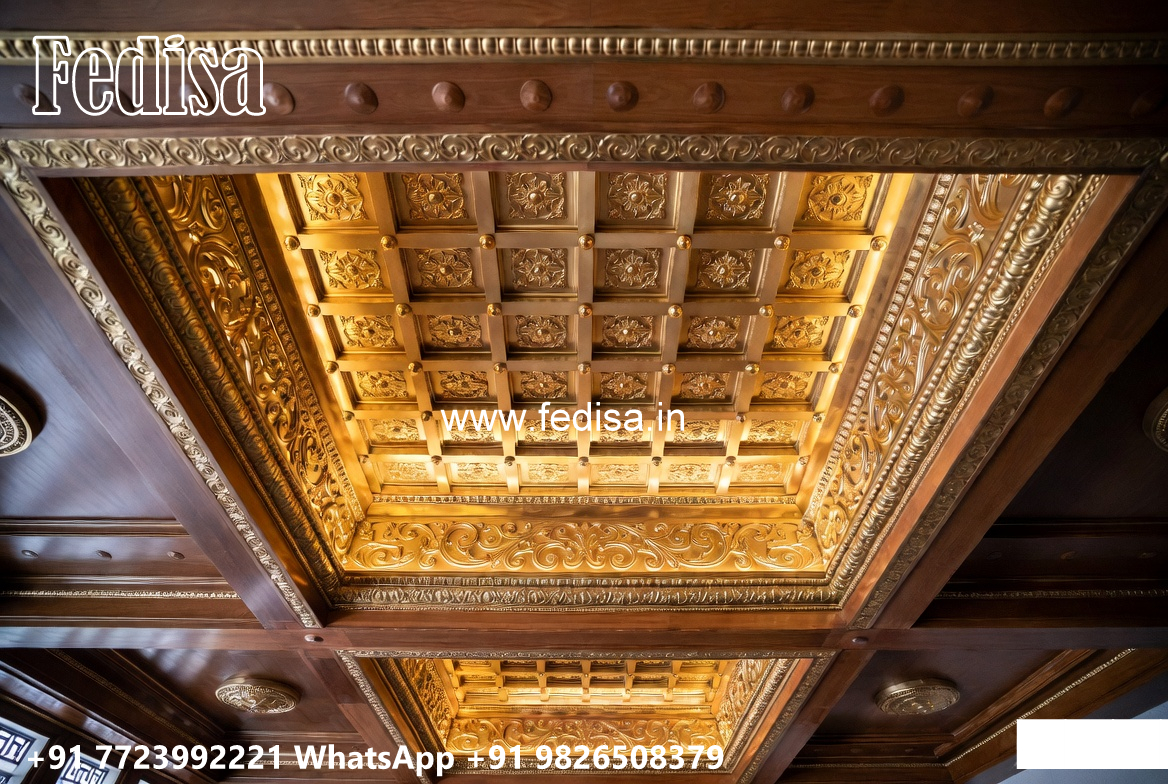 Wooden Classic Ceiling Design Simple Ceiling Design For Small Living Room No-13833