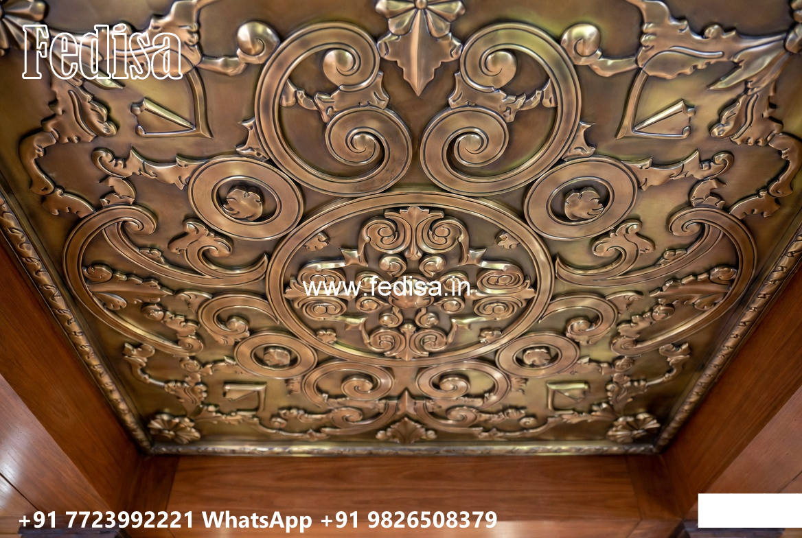 Wooden Classic Ceiling Design Fall Ceiling Ki Design No-13845