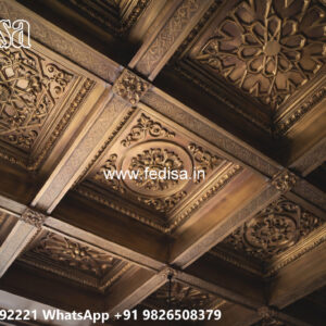 Wooden Classic Ceiling Design Pop Ke Latest Design No-13855