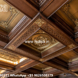 Wooden Classic Ceiling Design Four Ceiling New Design No-13859