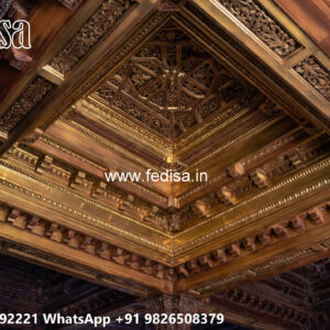 Wooden Classic Ceiling Design Mdf False Ceiling Design No-13894