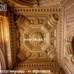 Wooden Classic Ceiling Design Elegant Ceiling Design No-13920