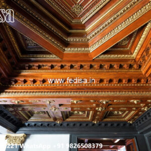 Wooden Classic Ceiling Design Home Ceiling Ideas No-13929