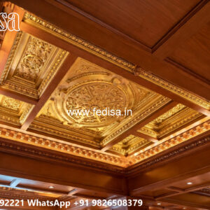 Wooden Classic Ceiling Design False Ceiling Design For Restaurant No-13931