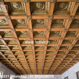 Wooden Classic Ceiling Design Ceiling Paint Color Ideas For Living Room No-13944