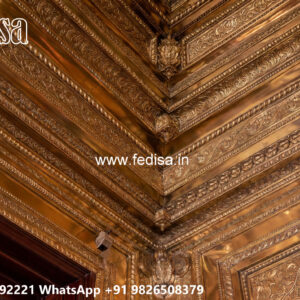 Wooden Classic Ceiling Design Pop Pop Design No-13946