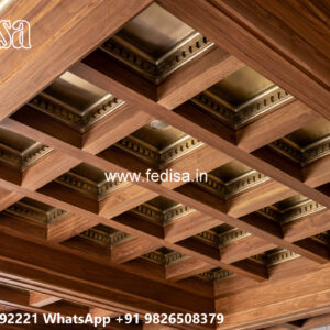 Wooden Classic Ceiling Design Master Bedroom False Ceiling Design For Bedroom No-13947