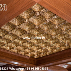 Wooden Classic Ceiling Design False Ceiling For Small Bedroom No-13957