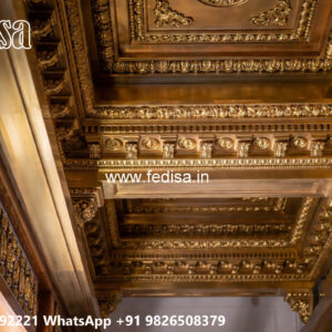 Wooden Classic Ceiling Design False Ceiling Design For Balcony No-13965