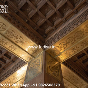 Wooden Classic Ceiling Design Ceiling Pop Design Small Hall Price No-13968
