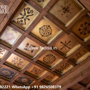Wooden Classic Ceiling Design Pvc Ceiling Design Simple No-14007