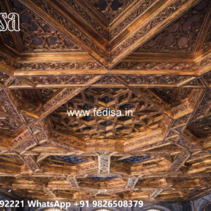 Wooden Classic Ceiling Design Fan Ceiling Design Cement No-14025