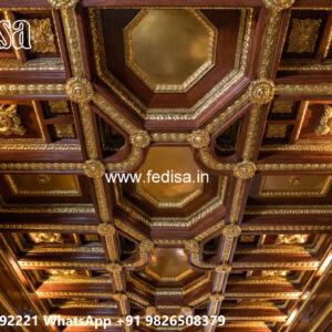 Wooden Classic Ceiling Design Acoustic Ceiling Design No-14032