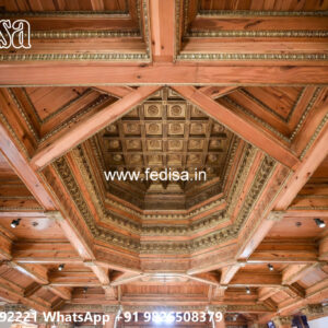 Wooden Classic Ceiling Design Pop Ceiling Design Color No-14041