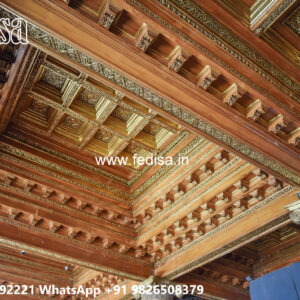 Wooden Classic Ceiling Design