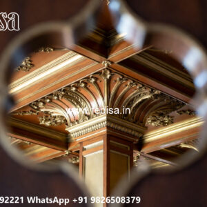 Wooden Classic Ceiling Design Pop False Ceiling New Design No-14057