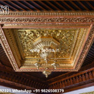 Wooden Classic Ceiling Design Pop Dining Design No-14065