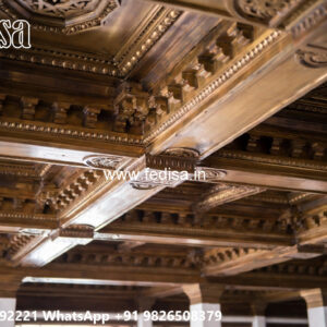 Wooden Classic Ceiling Design Minus Plus Ceiling Design No-14069