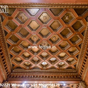 Wooden Classic Ceiling Design Pop Down Ceiling Design For Porch No-6091
