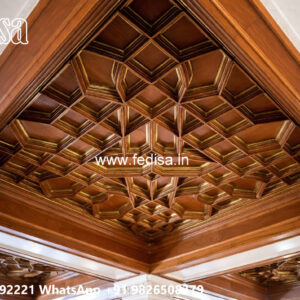 Wooden Classic Ceiling Design Chat Design Pop No-6117