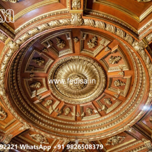 Wooden Classic Ceiling Design Wall Pop Design For Tv No-6145