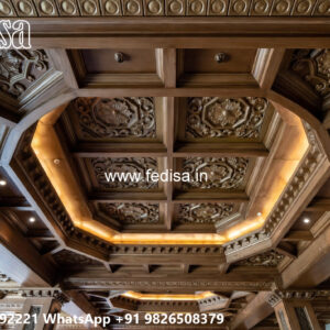 Wooden Classic Ceiling Design Pop Ceiling Room No-6153