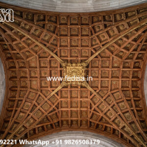 Wooden Classic Ceiling Design Pop Bharti Ke Design No-6161