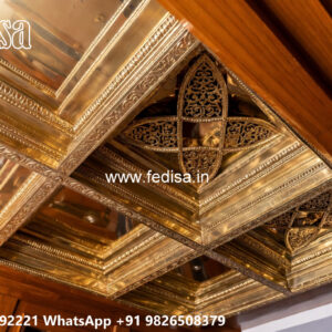 Wooden Classic Ceiling Design Ceiling Pop Design 2026 No-6164