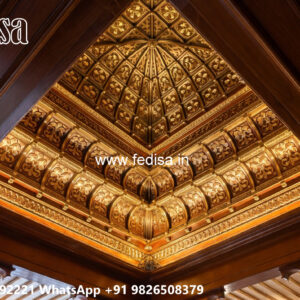 Wooden Classic Ceiling Design Chhath Ki Pop Ke Design No-6171