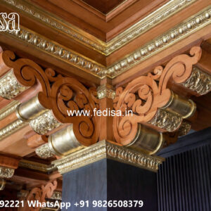 Wooden Classic Ceiling Design Pop Interior Decoration No-6190