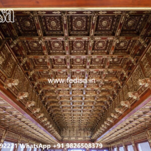 Wooden Classic Ceiling Design Grouping Design Pop No-6203