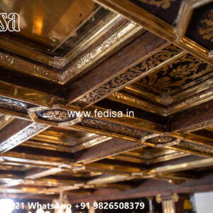 Wooden Classic Ceiling Design Simple Ceiling Models No-6206