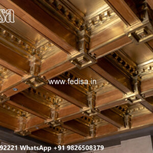 Wooden Classic Ceiling Design Fall Ceiling Best Design No-6209