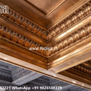 Wooden Classic Ceiling Design Kitchen Pop Minus Plus Design No-6213