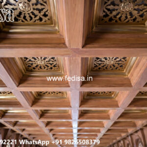 Wooden Classic Ceiling Design Pop In Roof Design No-6217