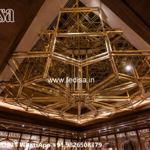 Wooden Classic Ceiling Design False Ceiling Design Plus Minus No-6224