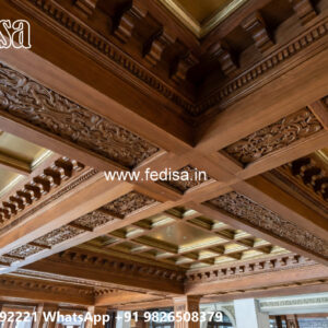 Wooden Classic Ceiling Design Pop Ceiling Decoration No-6229