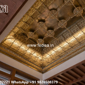 Wooden Classic Ceiling Design Pop Design Ke Color No-6235