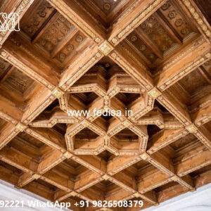 Wooden Classic Ceiling Design Pop Jali Design Price No-6244
