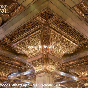 Wooden Classic Ceiling Design Pop Skirting Design No-6245